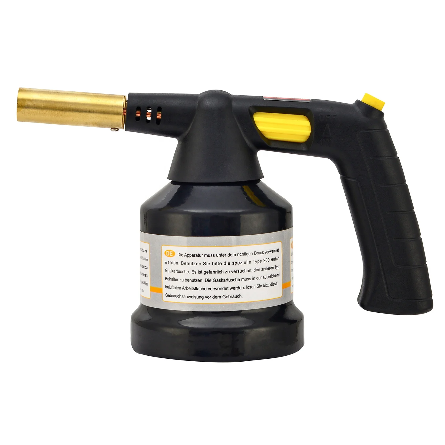 brass camping outdoor and home weed burner butane kll8815B welding gas blow torch