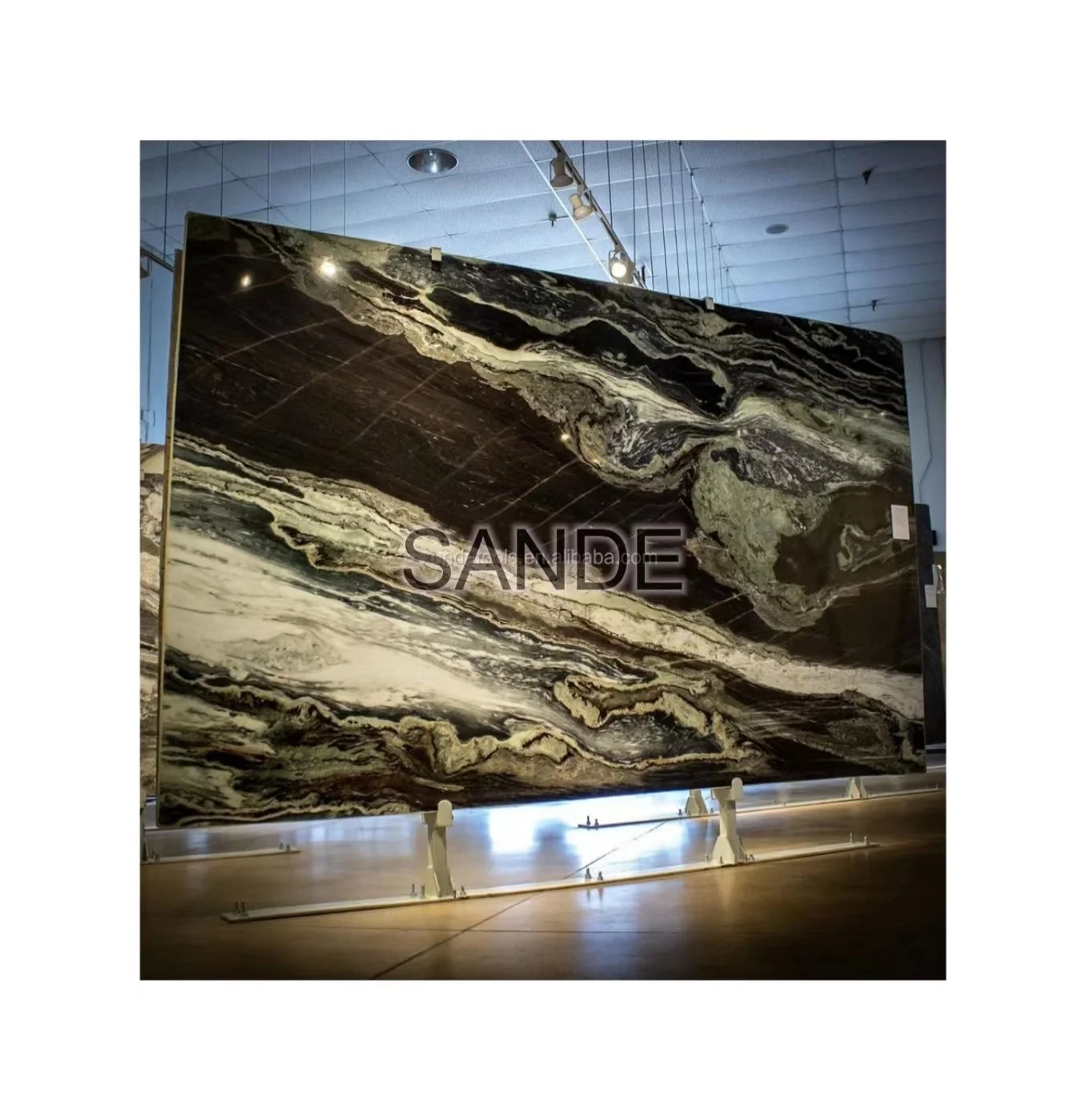 SANDE Marble Granite Display Rack Quartz Display Stone Tiles Sample Stand Slab Rack
