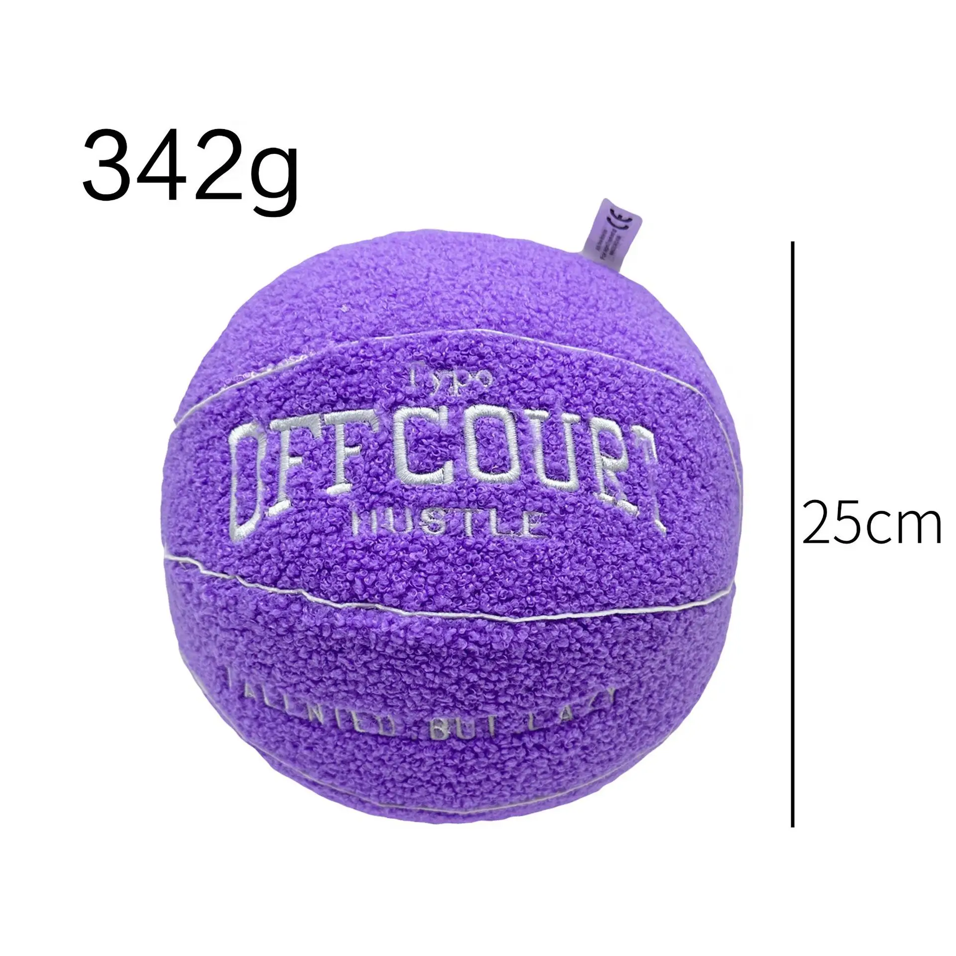 TCXW122702 New Design Stuffed Animal Toy Plush Toy Pillow Offcourt Basketball Pillow 25cm Ball  Plush Doll Figure Toy