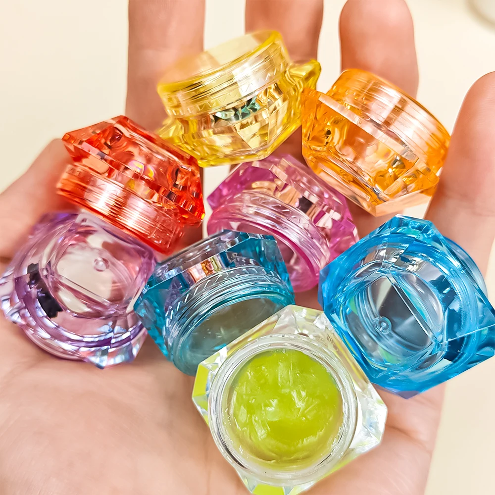 Private Logo Pink Green Clear Color Eyelash Extension Cream Remover For No Irritation Fast Safety Eyelash Lash Glue Remover 5G