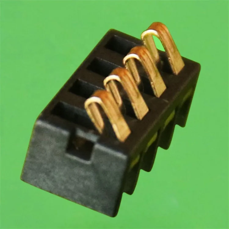 
High Precision Electronics Pogopin Connector 4PIN Shrapnel Battery Holder Charger Proofing 