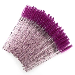 Набор для макияжа с блестками, палочки для туши, миниатюрные ресницы, кисть для ресниц с кристаллами и стразами на заказ