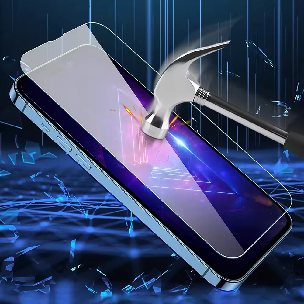 cheap Cellphone Screen Protector For iPhone 15 14 13 12 11 Pro Max 9h 3D Shatterproof Tempered Glass Privacy Film for cell phone