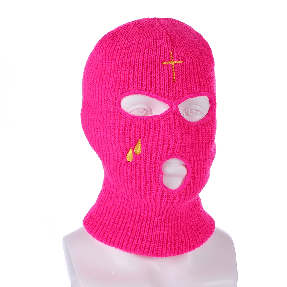 Factory Wholesale winter  warm Full face  balaclava Beanie Knitted Hats