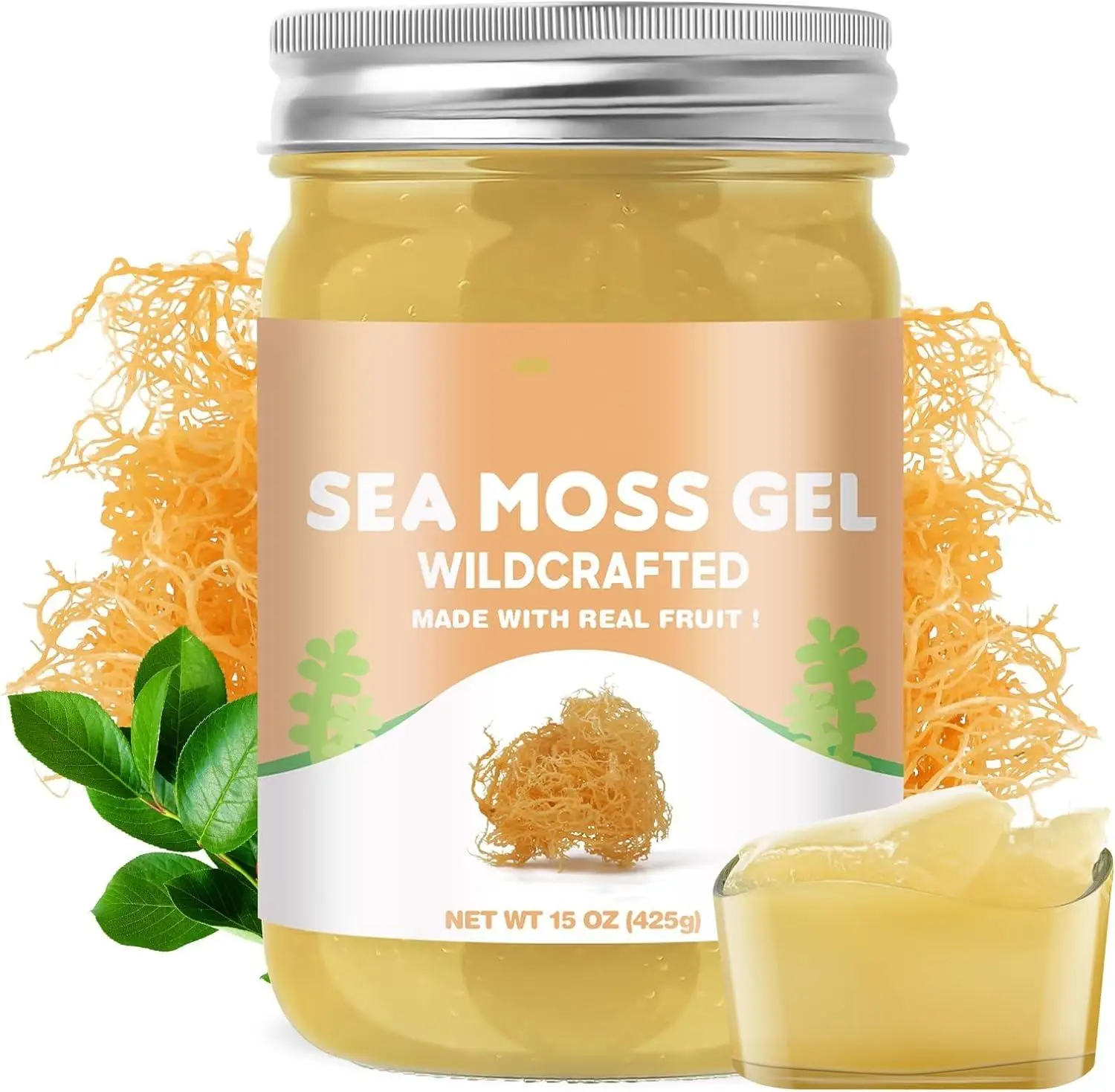 Em Sea Moss гель-питание нори Премиум пищевой агент и поддержка Nori гель seamoss
