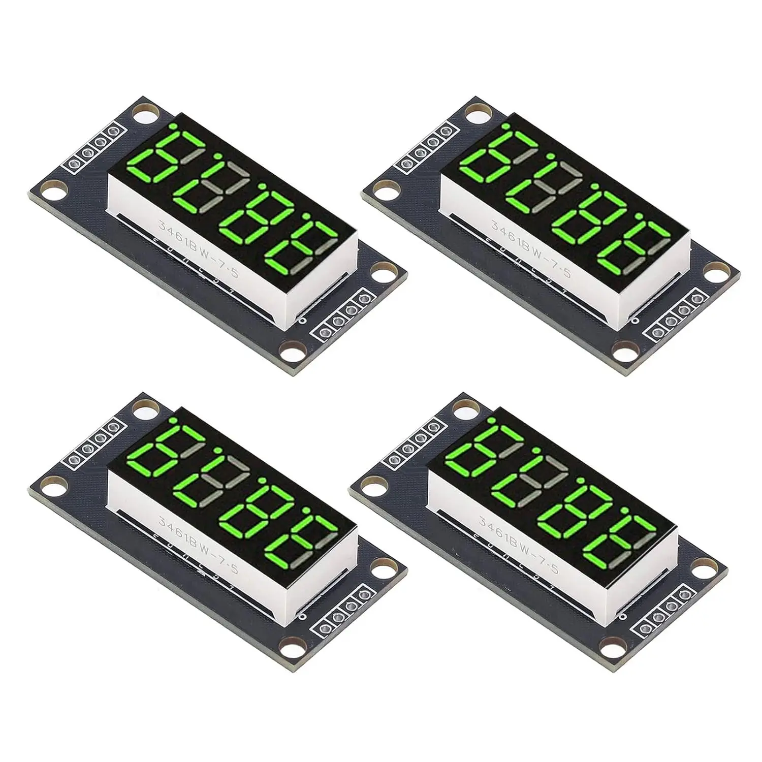 High Quality General Purpose LED 7 Segment 4 Digit Digital Tube Display Screen Module