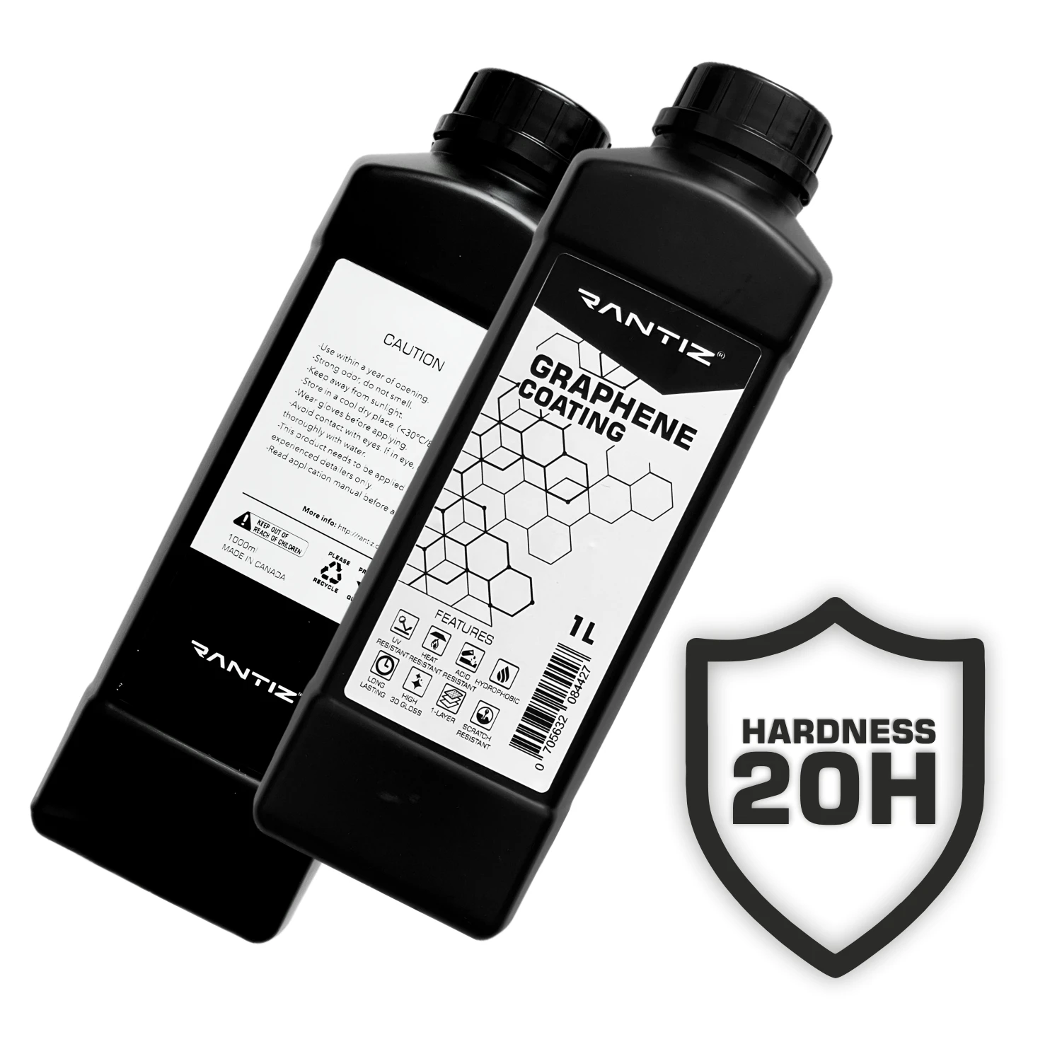 PURE GRAPHENE CERAMIC COATING 20H CAR CARE PAINT DETAILING NANO LIQUID SUPER HYDROPHOBIC SELF HEALING 1000ml ENOUGH FOR 33 CARS