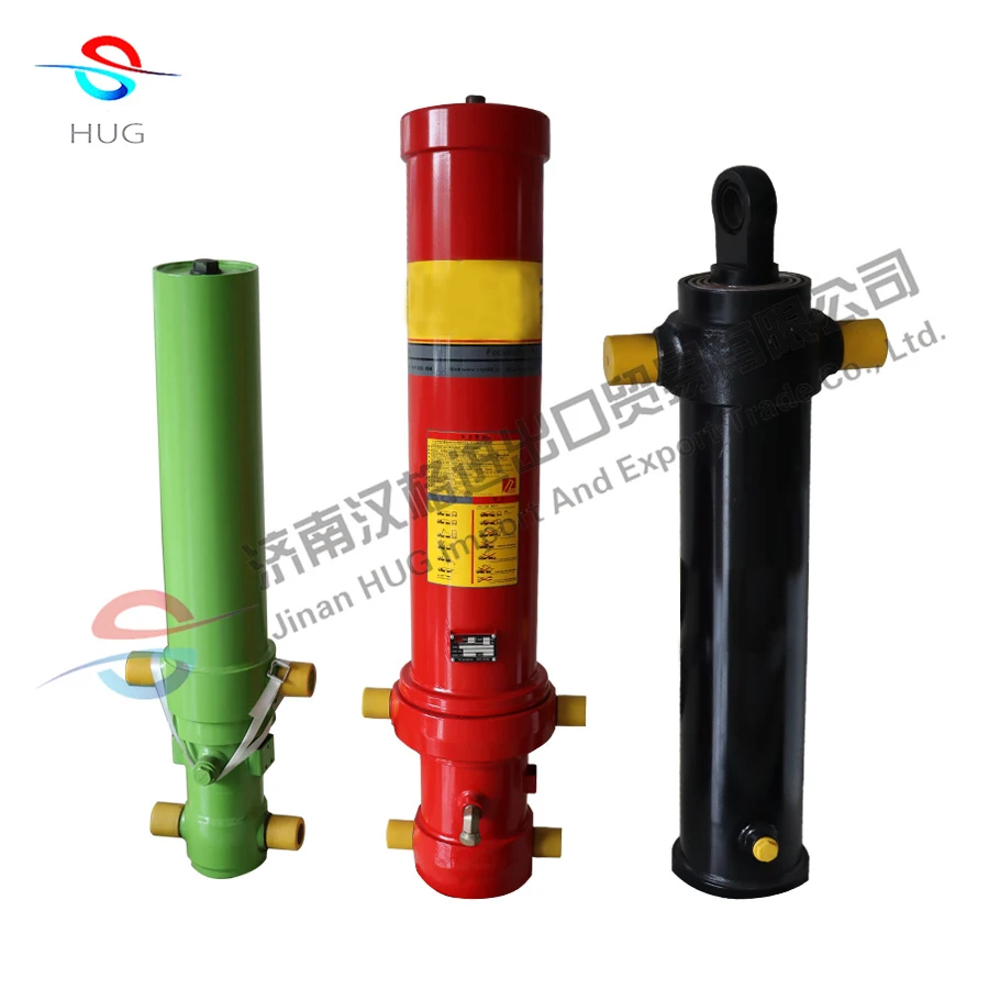 Chinese manufacturer customized large dump truck telescopic hydraulic cylinder 50 tons hydraulic cylinder