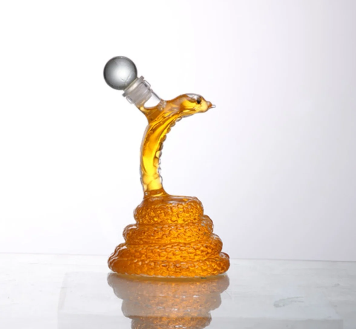 Glass Decanter Set Mini 100ml Chinese Zodiac Wine Glass Bottle Gift Box Packed