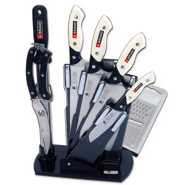 stainless steel meat chopper knife set