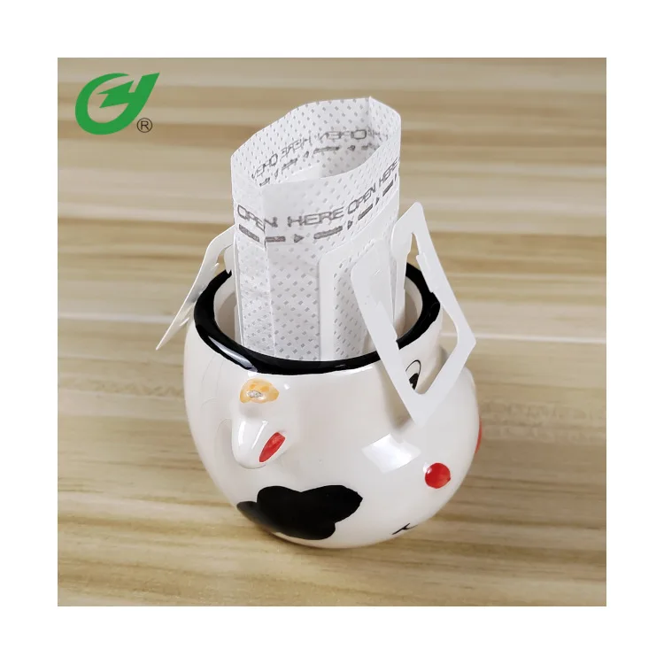 PLA Corn Fiber Coffee Drip Filters Drip Coffee Bag Biodegradable Drip Filter coffee Bag