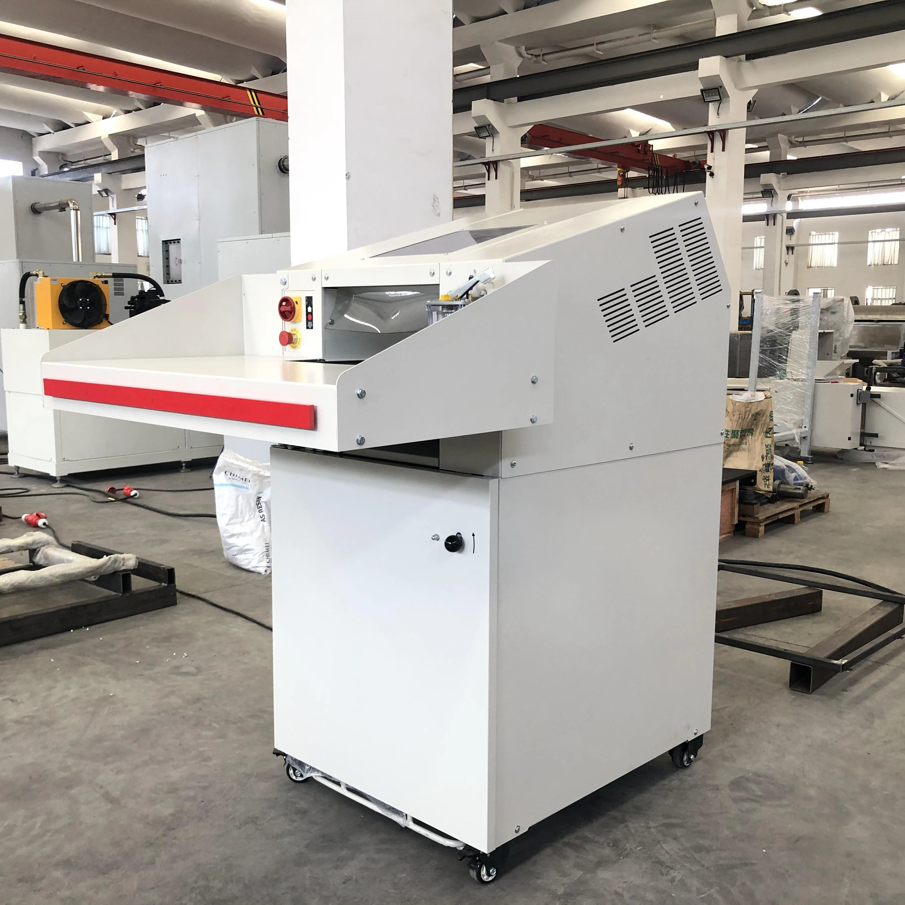 High Security Industry Office Crinkle Paper CD Cards Shredder Machine Auto Feed Commercial Waste Paper Shredder Prices