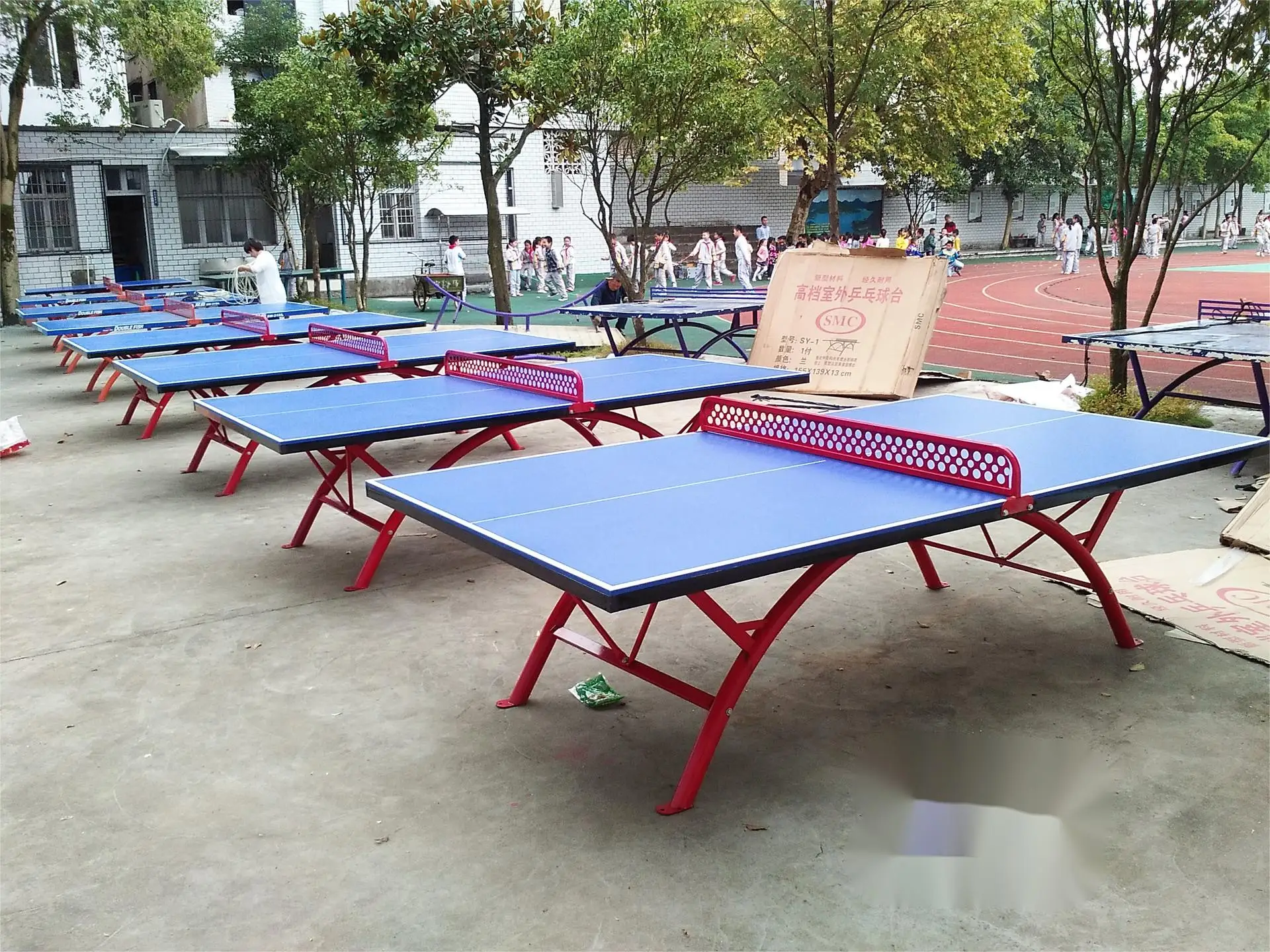 SMC material professional custom factory direct sales table tennis official size indoor entertainment tables tennis table