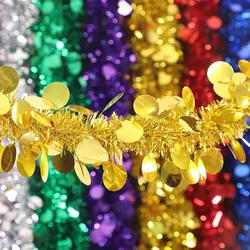 Shiny Tinsel garland decorations christmas decoration 2m Quality Star Tinsel String Wholesale Manufacturers