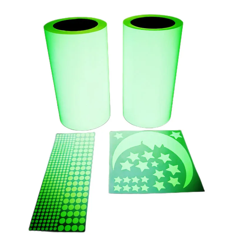 PVC Glow In the dark Vinyl Stickers for Printable