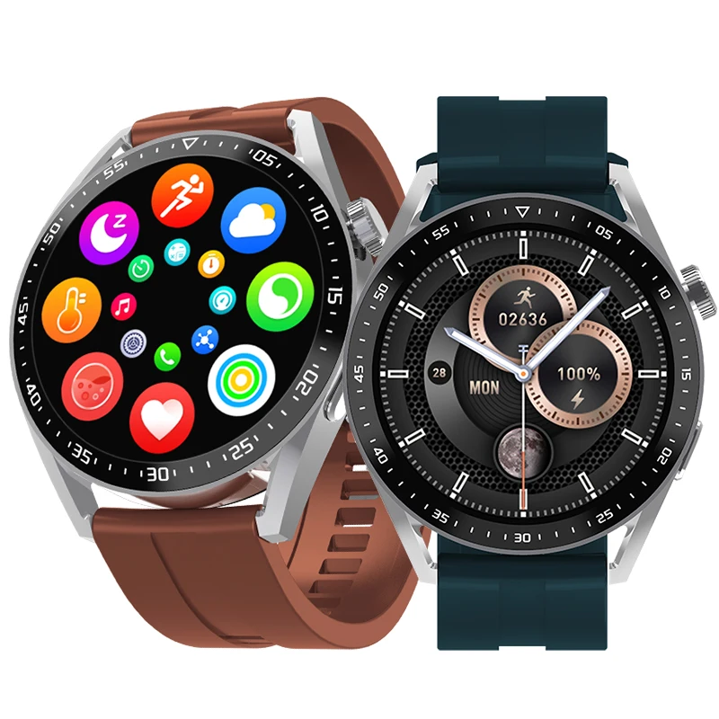 1.39 inch Sports Smart Watch Men Fitness Tracker IP67 Waterproof BT Call Wireless Charger Blood Glucose Monitor HW28 Smartwatch