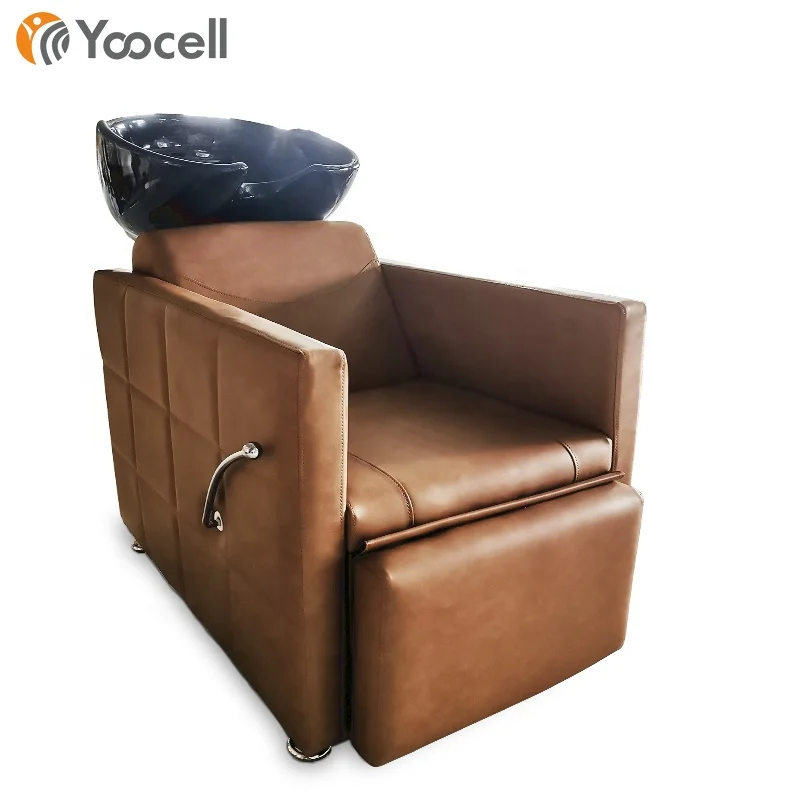 Yoocell Brown Classic Style  Hair Washing Shampoo Basin Used Shampoo Basin for Hair Salon