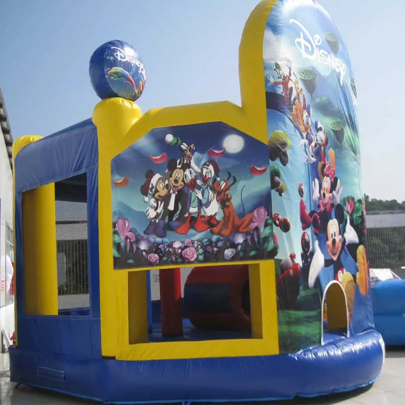 Outdoor Toy Mickey Minnie Mouse Bouncing Child Big Bouncy Castle Combo