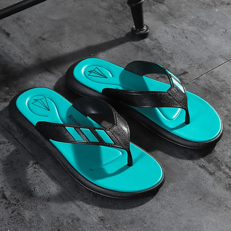 Wholesales Summer Cool Yellow Arch Support Orthopedic Sandals Comfy Men Thong Flip-Flop Slippers
