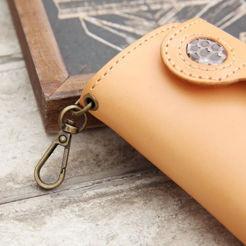 Best Real Men Compact Key Holder Leather Custom Key Case 5117