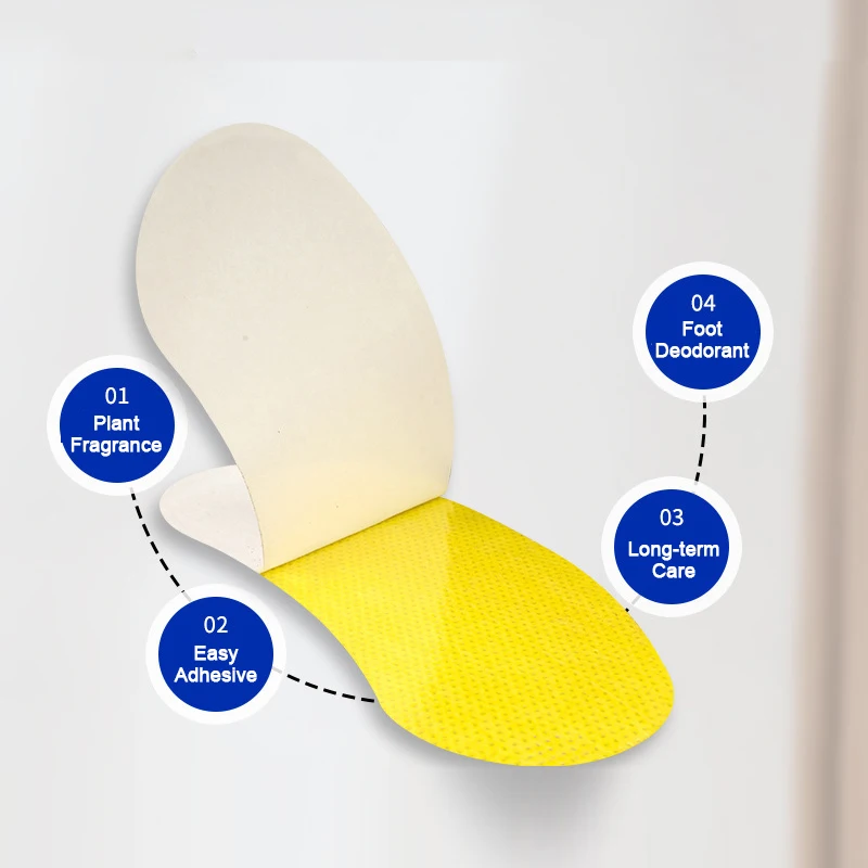 Shoe Deodorant Stickers Foot Odor Basketball Sport Shoes Fragrance Insoles Foot Soles Self-adhesive Palm Pad Deodorant Stickers