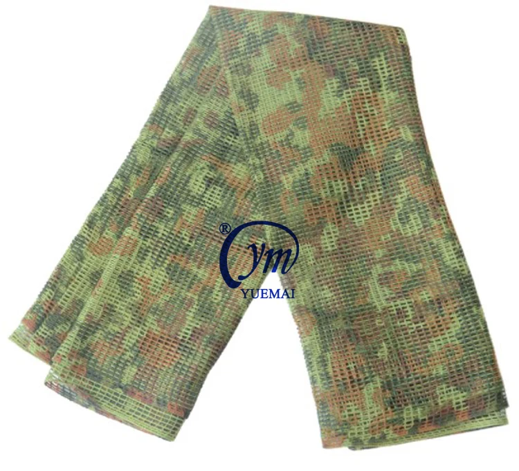 Camouflage Netting Tactical Mesh Net Camo Scarf for Sports & Other Outdoor Activities
