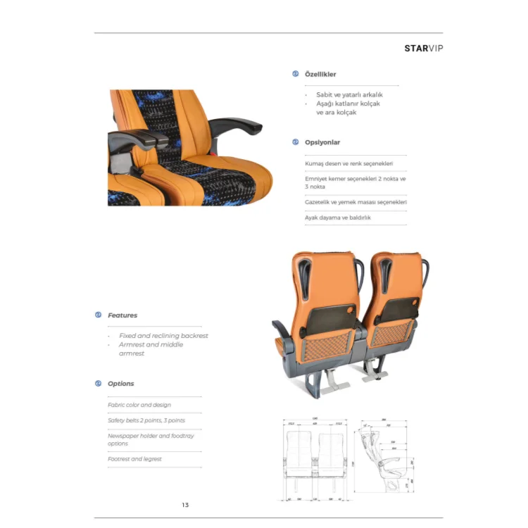 
Economic Passenger Seats 