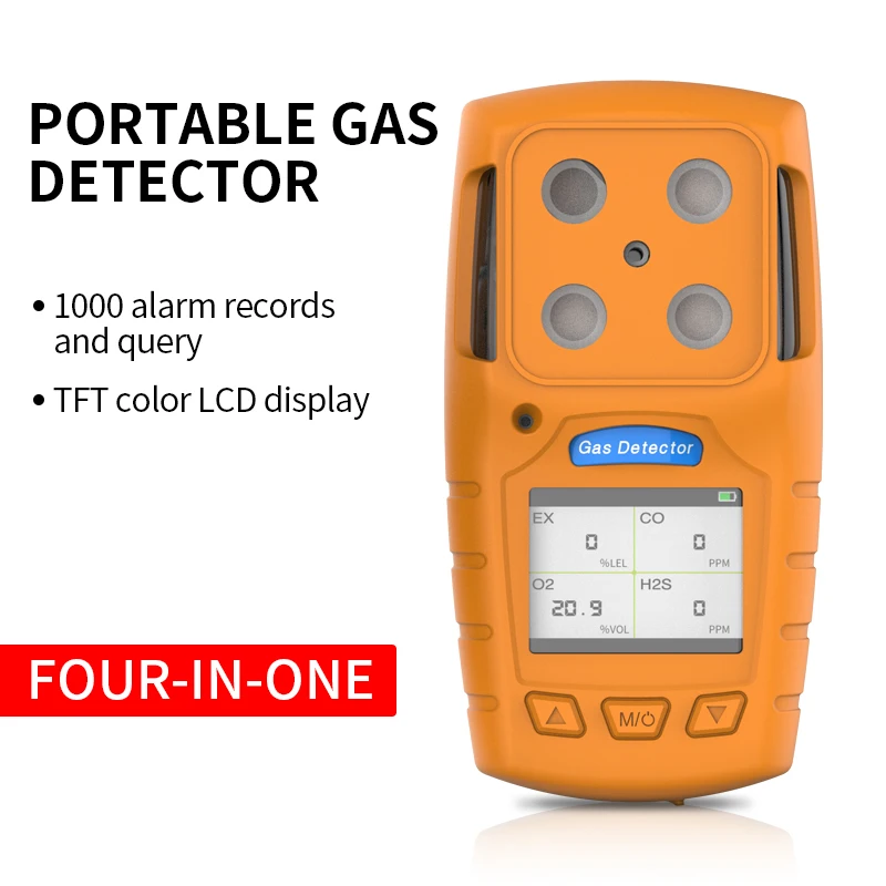 ES30A 3.6V Lithium Battery CO H2S O2 CH4 Portable Multi Gas Detector With CE Rosh ISO9001 Certification with ce iso19001 rosh