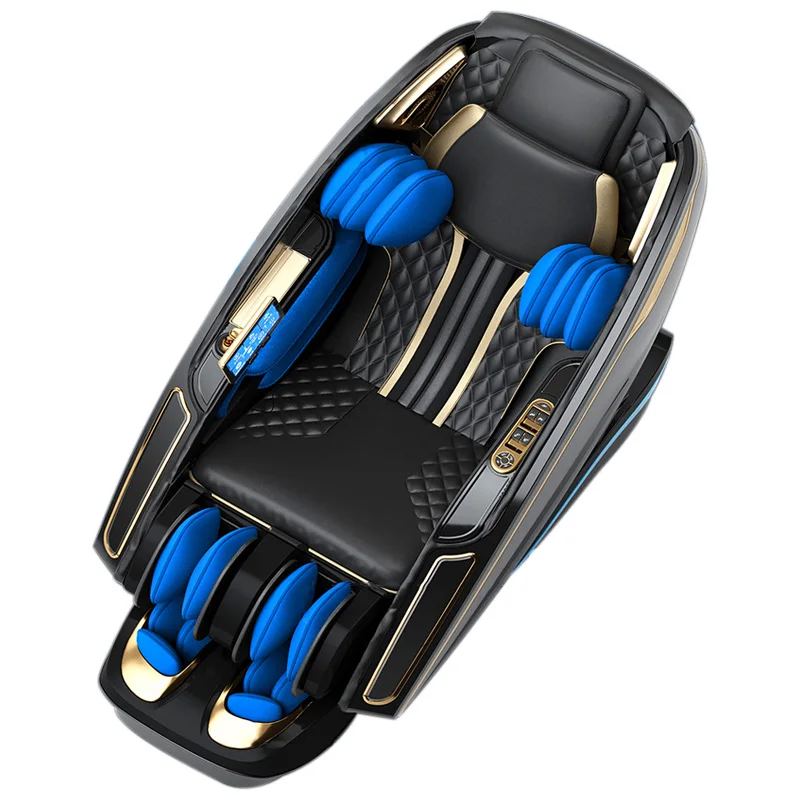 2022 Best Selling 4D Zero Gravity Shiatsu Massage Chair Sl Track Far Infrared Heating Calf Rollers Massage Chair