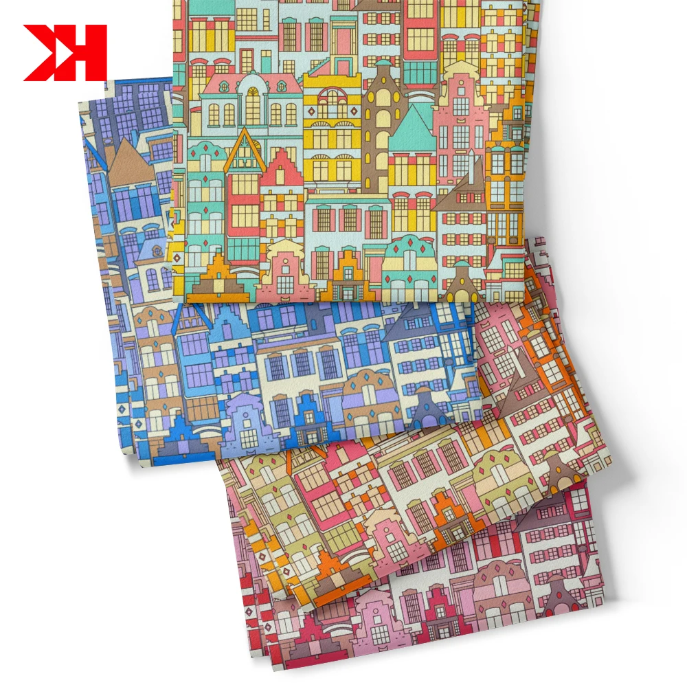 Kahn new design tana 100% cotton liberty lawn custom digital printed fabric