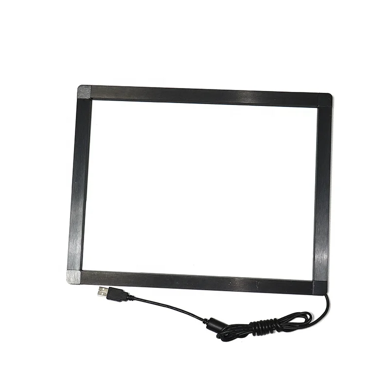 Низкая цена 15 дюймов Ir сенсорный экран 10 точек касания ИК сенсорный экран сенсорная рамка сенсорный экран стекло сенсорного экрана без стекла