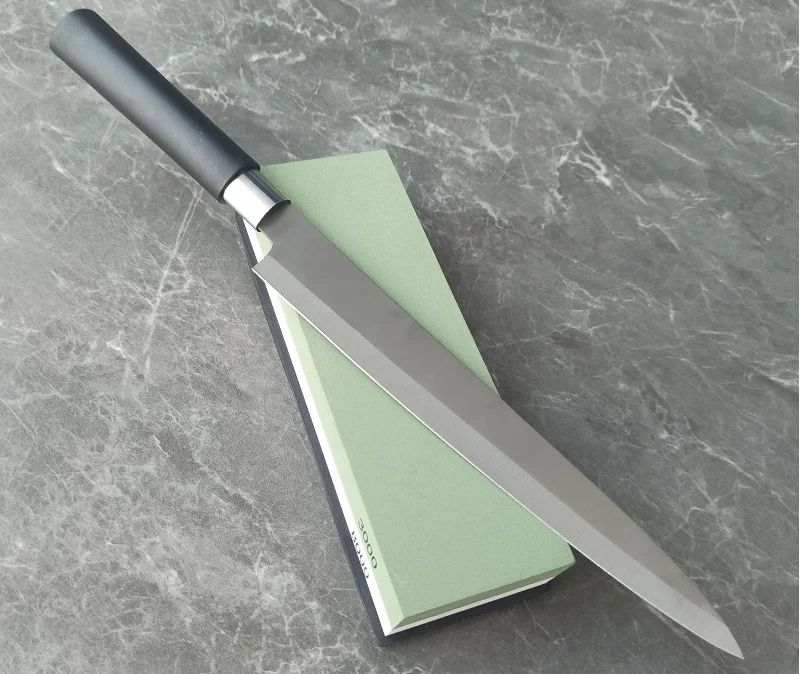 Knife Sharpener Stone Dual Side Whetstone Professional Kitchen Sharpening Grinder Oilstone Honing Set