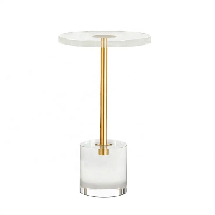 2021 new design clear small acrylic tea side table coffee tables