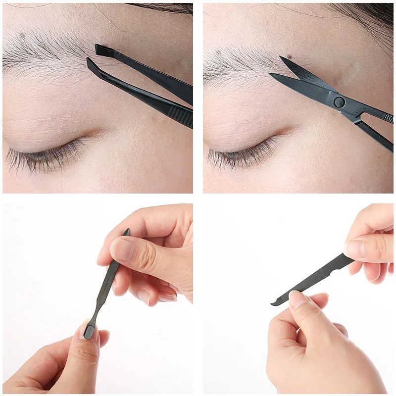 High End 7PCS Carbon Material Manicure set Beauty Nail Cleaning Tools Nail care kit