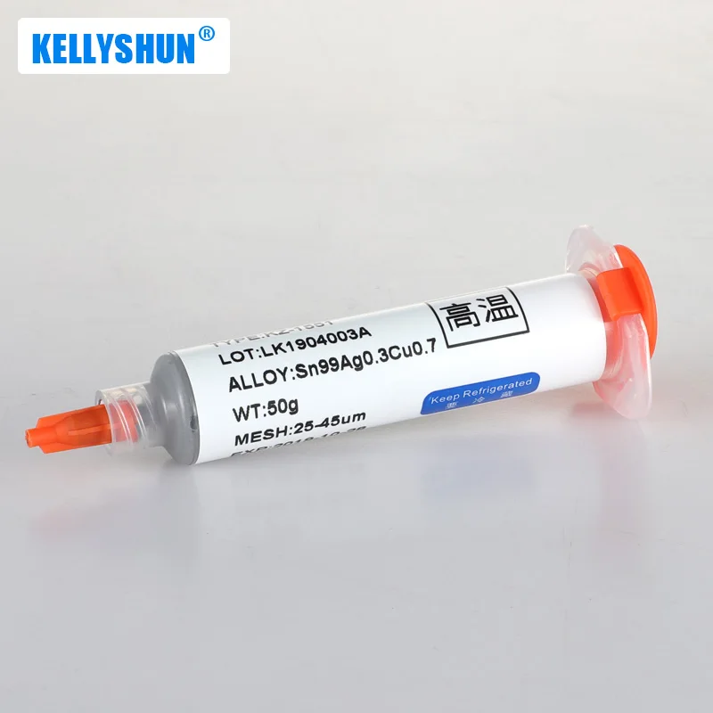 Chip phone repair solder paste, SMT soldering, solder paste, lead-free high, low temperature needle cylinder solder paste