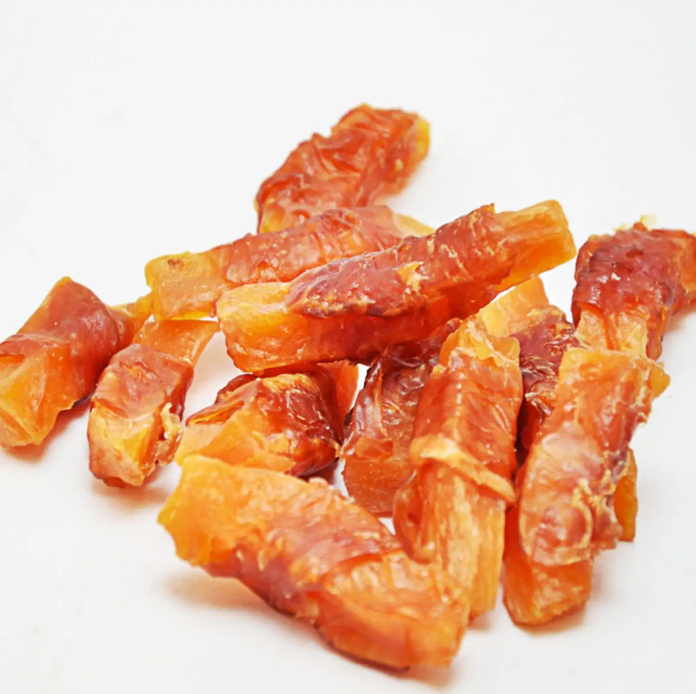 Oem/ODM Jerky Twists Chewy Skinless Bites Pet training chicken/duck/beef/lamb roll sweet potato strip molar deodorant dog snack