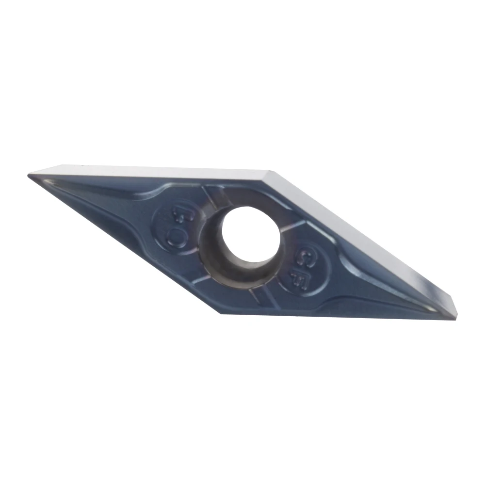 VBGT110302 fine turning outer circle carbide inserts continuous cutting cnc general turning insert for External Turning