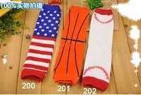 Stars striped Flag basketball baseball legs warms leggings Newborn babys crawling knee legging infantil Holiday Baby Leg Warmers