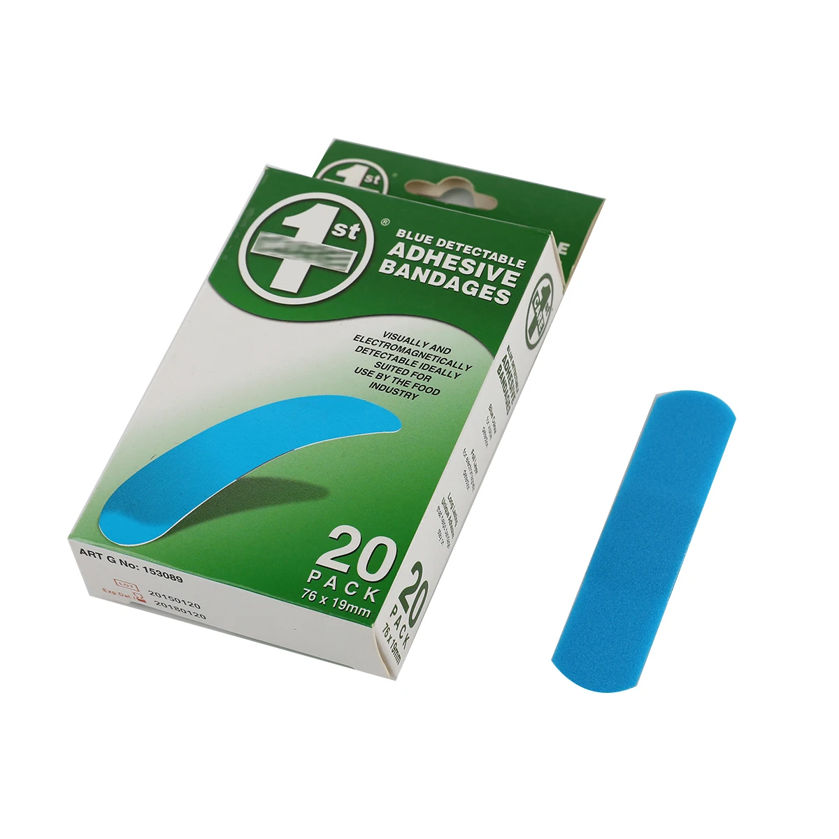 Blue Bandaid Medical Devices Wound Blue Plaster With Metal Detective Waterproof Finger Plasters assorted wound strips bandaid