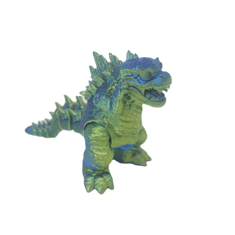 New Arrival 3D Printed Godzillas Monster Series Movie Anime Action Figure Cartoon Collection Dinosaur Model Fabrication Services