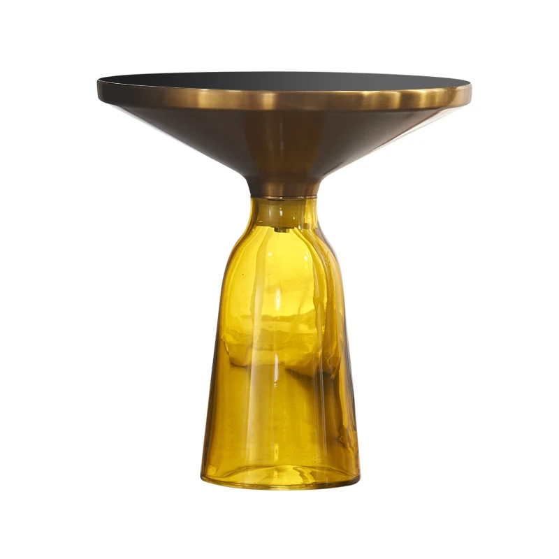 
end coffee table Replica sebastian herkner glass bell table home furniture colourful table 