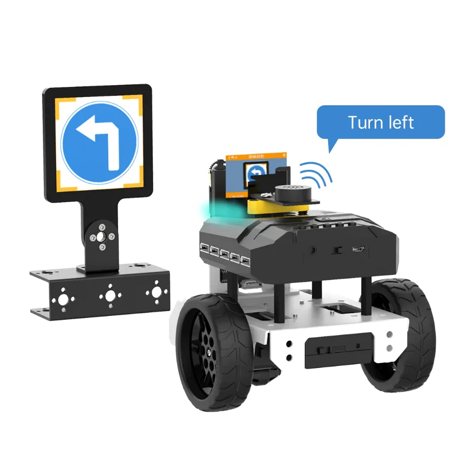 Educational Robot Kit Line Following Robot Car with AI Recognition Function for Robot Learning