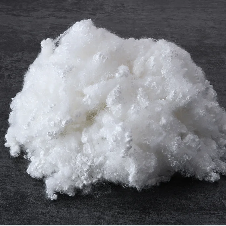 Sales High-Quality No Fluorescence Hollow Conjugate Recycled PSF Silicone Fiber Filling Material With GRS