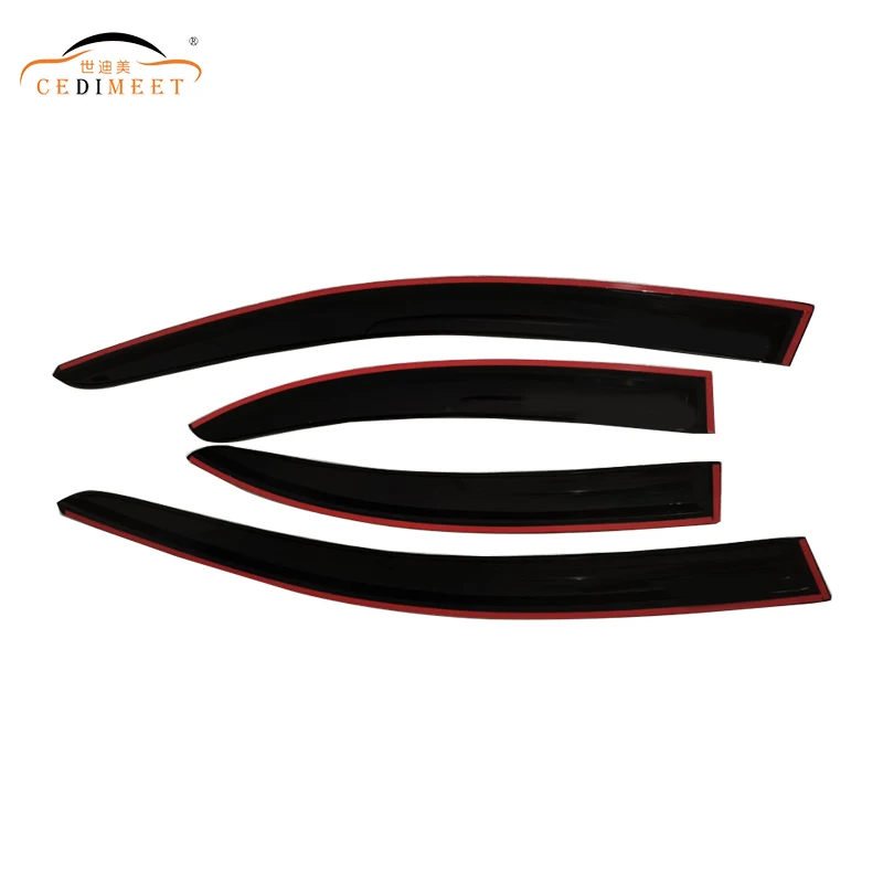 Car Rain Shield Sun Rain Deflector Guard Auto Accessories Rain Shield Vent Shade Window Visor Use For LANCER EX 2007-2017
