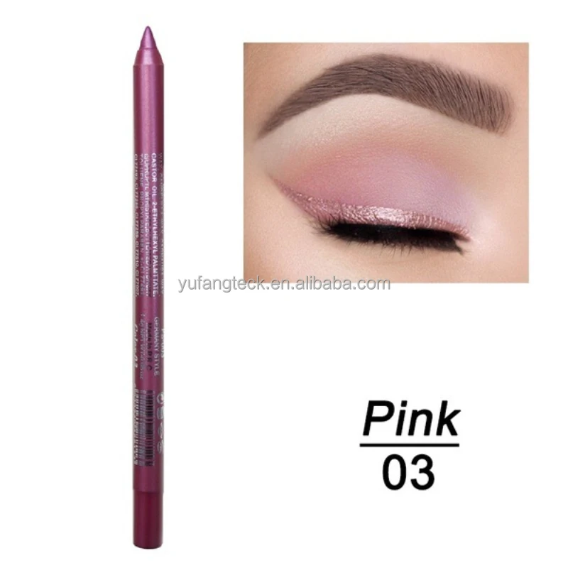 Women Color Eye Makeup Cosmetics Tools Colored Long-lasting Not Blooming Eye liner Pencil Waterproof Pigment Eyeliner Pen