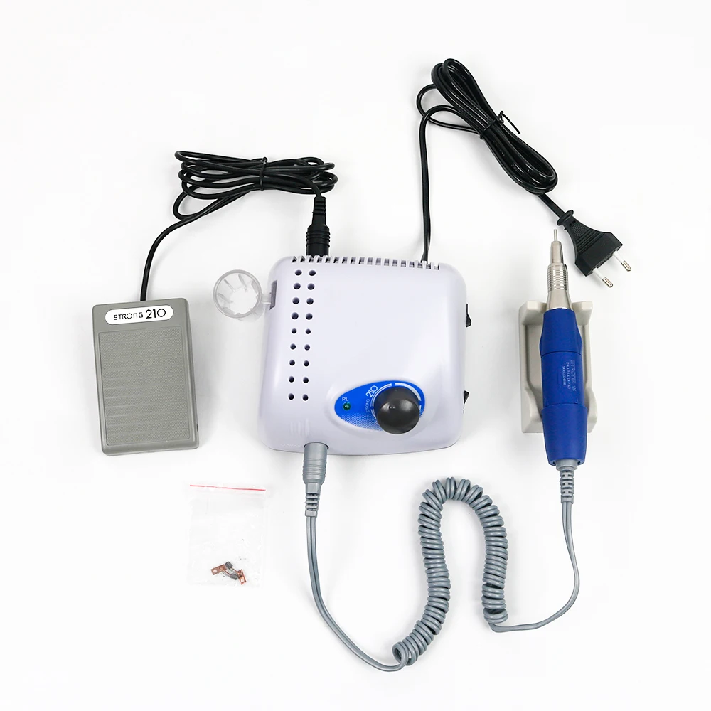 Saeshin сильный 210 + 105 оригинальный Стоматологический микро мотор полировальный ювелирный станок Высокоточный абразивный Полировальный Инструмент