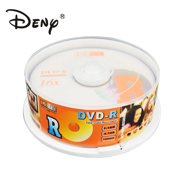 DENY hot sale wholesale good blank dvd-r disc with 4.7gb