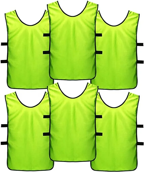 Cheap Reversible Football Training Vest Youth Adult Sports Soccer Training Bibs