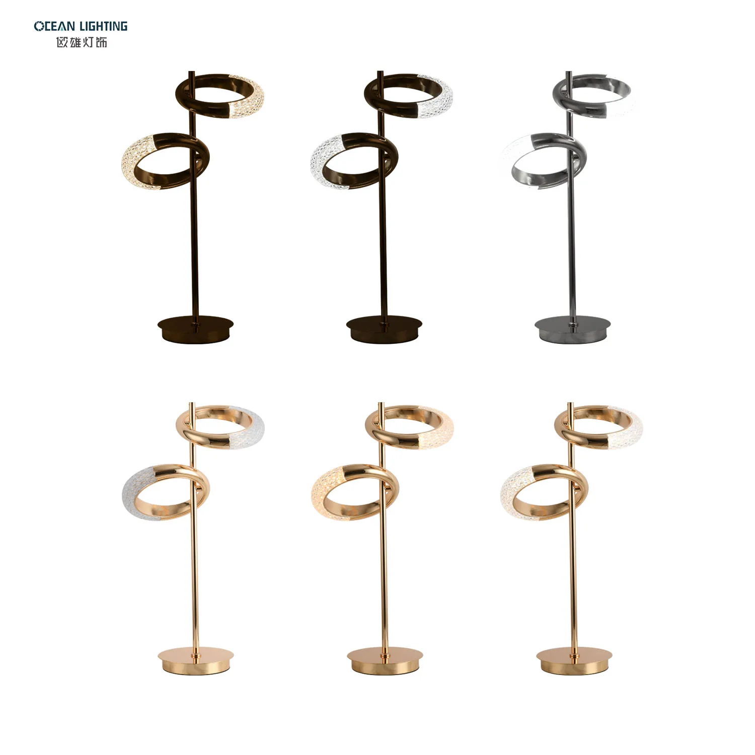 Hot Selling Round Ring Table Light Living Room LED Living Room Table Lamp