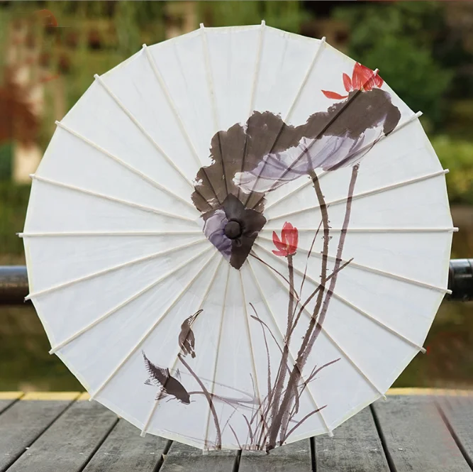 New Decorative Idea Paper Umbrella Pink Umbrella Chinese Oil Paper Umbrella